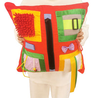 HKM-645779 Sensory Memory Pillow for Dementia Patients - Red, Green, Blue, 45cm Polyester Rehabilitation Aid