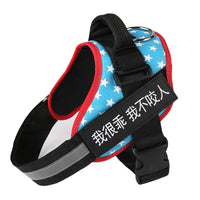HKM-645907 Adjustable Nylon Dog Harness - Chest Strap for Various Sizes (XS-XXL)