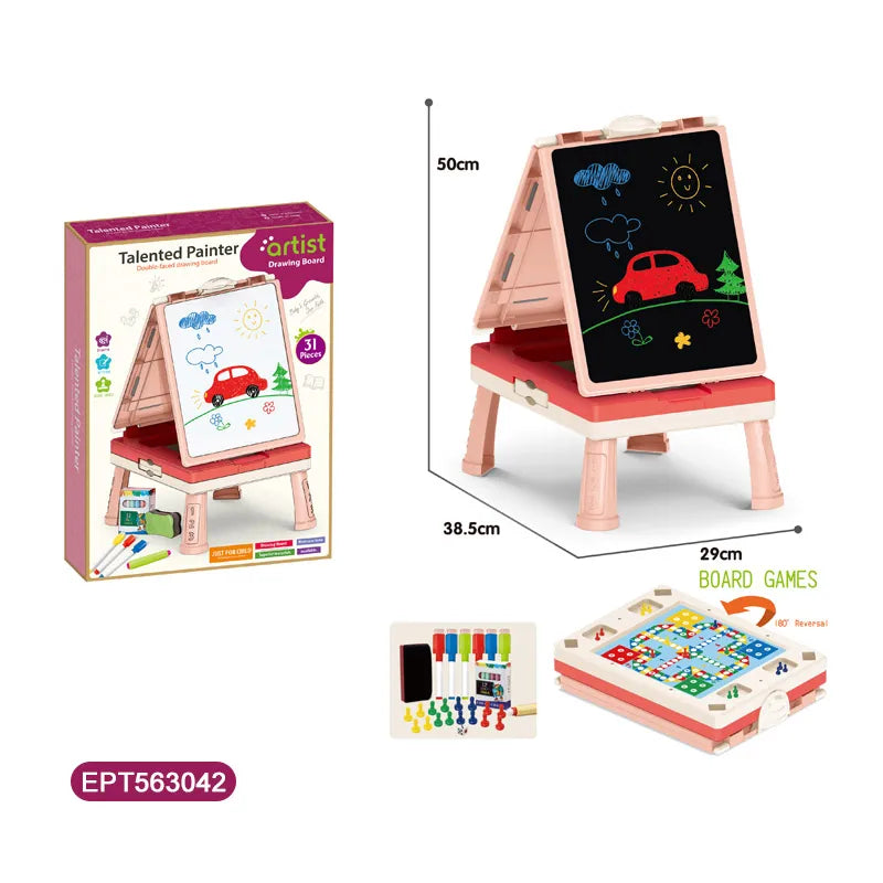 HKM-645907 Multifunctional Colorful Double-Sided Drawing Board for Kids - EPT573324