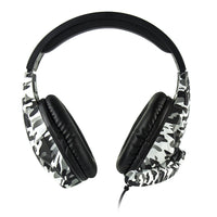 HKM-646163 Wired Gaming Headset with Light-Up Camouflage Design, 50MM Drivers, 20-20KHz Frequency Response