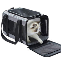 HKM-646291 Portable Oxford Pet Carrier for Dogs and Cats - Solid Color Options Available