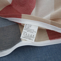 HKM-646419 Cotton Plaid Quilt Cover Set with Fitted Sheets and Pillowcases in Multiple Sizes