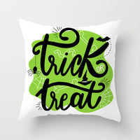 HKM-646483 Halloween-Themed Printed Throw Pillow Cushion Cover - 45x45cm, Various Designs Available