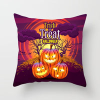 HKM-646483 Halloween-Themed Printed Throw Pillow Cushion Cover - 45x45cm, Various Designs Available