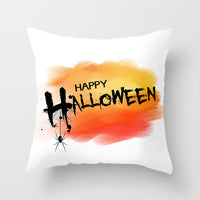 HKM-646483 Halloween-Themed Printed Throw Pillow Cushion Cover - 45x45cm, Various Designs Available
