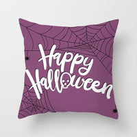 HKM-646483 Halloween-Themed Printed Throw Pillow Cushion Cover - 45x45cm, Various Designs Available
