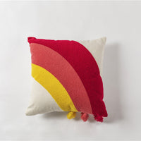 HKM-646547 Cotton Geometric Abstract Sofa Cushion Back Pillow for Living Room Chair