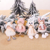 HKM-646547 Plush Christmas Antler Decor Ornaments with Big Eyes – 17cm, Unisex, Adorable Holiday Touch