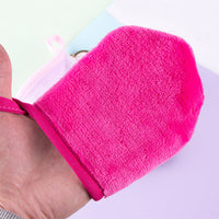 HKM-646675 Superfine Flannel Makeup Remover Gloves - Gentle Cleaning for Flawless Skin