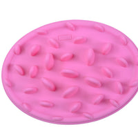 HKM-646739 Silica Gel Dog Licking Plate Mold - 15cm, Easy to Clean and Store