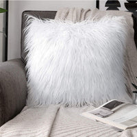 HKM-646803 Plush Gradient Pillowcase in Various Colors - Soft, Skin-Friendly Cushion Cover for Home and Outdoor Use