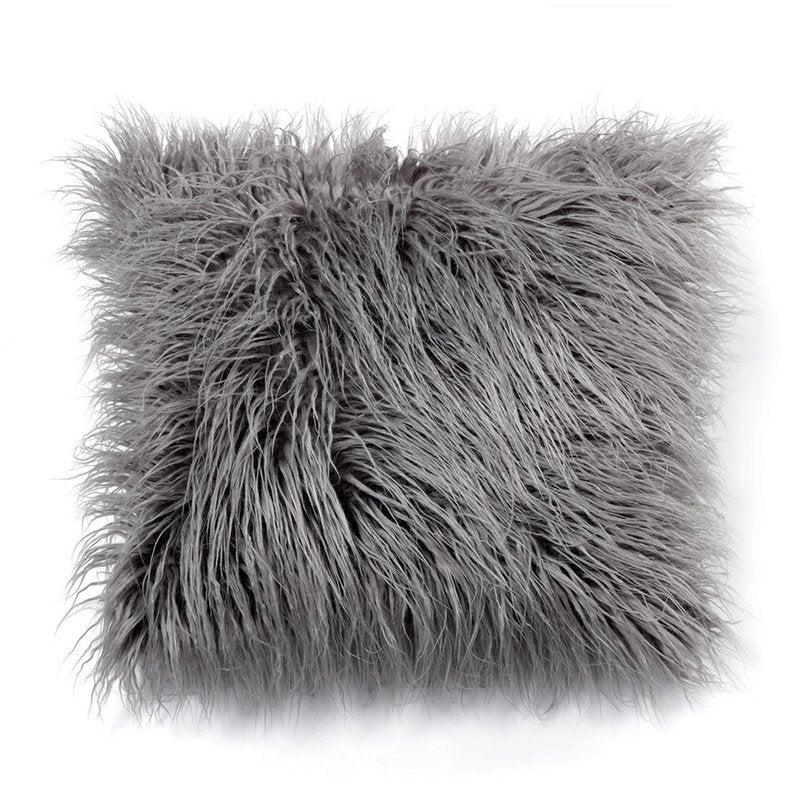 HKM-646803 Plush Gradient Pillowcase in Various Colors - Soft, Skin-Friendly Cushion Cover for Home and Outdoor Use