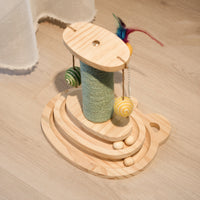 HKM-646867 Cat Scratcher Interactive Maze Ball Toy