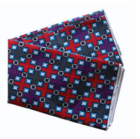 HKM-646931 African Ethnic Batik Double-sided Printed 100% Cotton Fabric - Versatile for Apparel and Home Décor