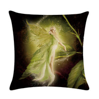 HKM-646931 Customizable 45x45cm Linen Cushion Cover with Digital Print Front and Plain Cotton Back