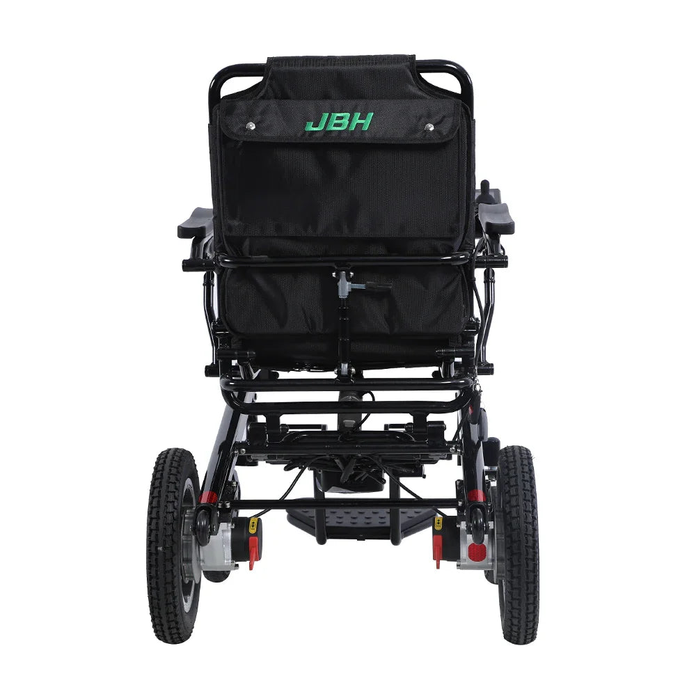 KTX-647123 Folding Electric Wheelchair with Removable Battery, Lightweight Aluminum Frame, 20km Driving Range, 120 kg Capacity