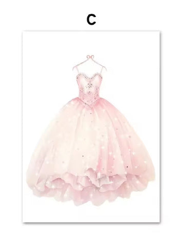 KTX-647187 Lion Canvas Wall Art - Nordic Decorative Painting in Various Sizes