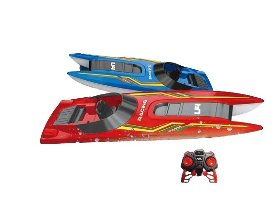 HKM-647251 1/14 Scale Mini Remote Control High-Speed Boat, 15km/h Electric RC Racing Ship for Indoor & Outdoor Fun