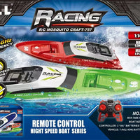 HKM-647251 1/14 Scale Mini Remote Control High-Speed Boat, 15km/h Electric RC Racing Ship for Indoor & Outdoor Fun