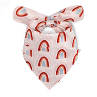 HKM-647251 Multicolor Fashion Pet Print Dog Bib with Heart, Cactus, and Seasonal Themes