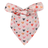 HKM-647251 Multicolor Fashion Pet Print Dog Bib with Heart, Cactus, and Seasonal Themes