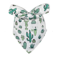 HKM-647251 Multicolor Fashion Pet Print Dog Bib with Heart, Cactus, and Seasonal Themes