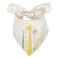 HKM-647251 Multicolor Fashion Pet Print Dog Bib with Heart, Cactus, and Seasonal Themes