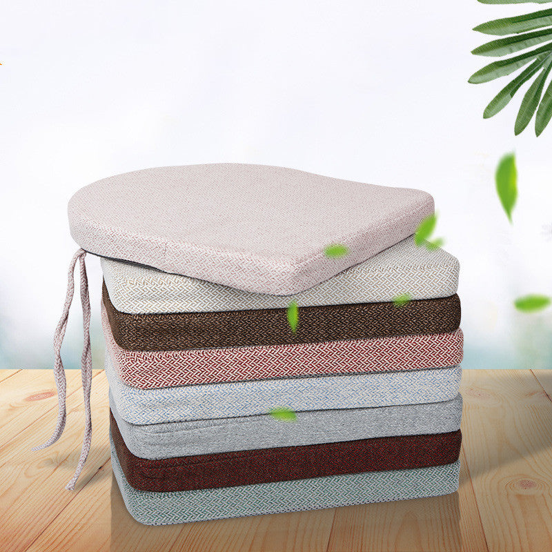 HKM-647315 Non-Slip Chenille U-Shaped Removable and Washable Dining Chair Cushion