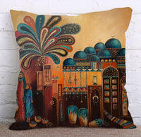 HKM-647379 Minority Folk-Custom Decorative Pillowcase in Soft Cotton, Linen, and Flannel – 45x45 cm