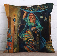 HKM-647379 Minority Folk-Custom Decorative Pillowcase in Soft Cotton, Linen, and Flannel – 45x45 cm