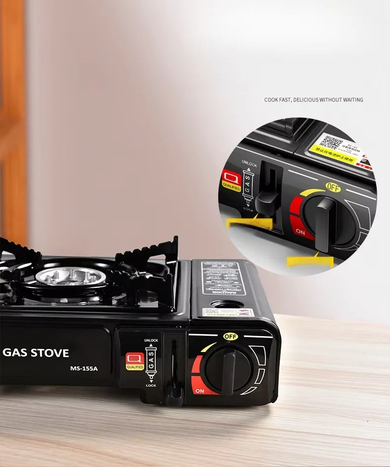 KTX-647763 Portable Outdoor Gas Stove Grill for Barbecue and Cooking