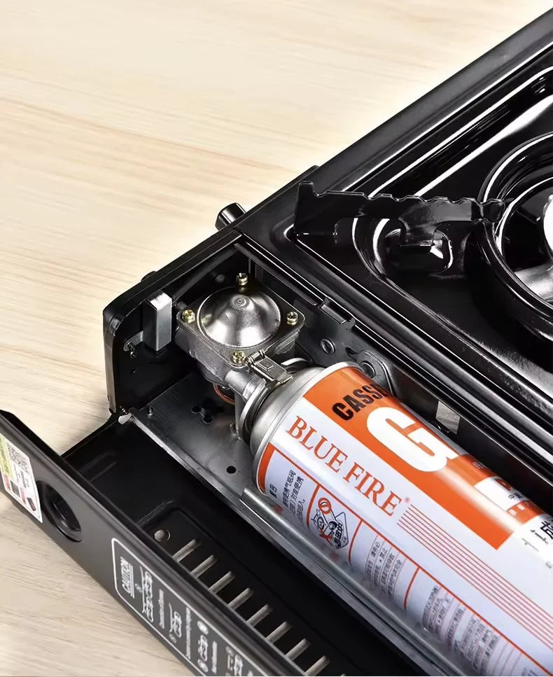 KTX-647763 Portable Outdoor Gas Stove Grill for Barbecue and Cooking