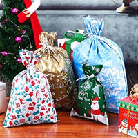 HKM-648019 Christmas Gift Candy Bags Set - 30 Cute Aluminum Foil Pouches for Kids, Ideal for Treats and Decorations
