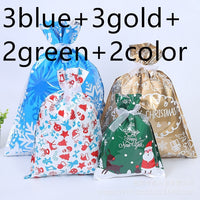 HKM-648019 Christmas Gift Candy Bags Set - 30 Cute Aluminum Foil Pouches for Kids, Ideal for Treats and Decorations