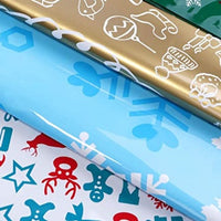 HKM-648019 Christmas Gift Candy Bags Set - 30 Cute Aluminum Foil Pouches for Kids, Ideal for Treats and Decorations