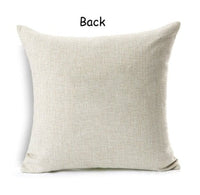 HKM-648083 Boston Terrier Head Tilt Pillow Cover - Square Linen/Cotton Cushion Case, 45x45CM