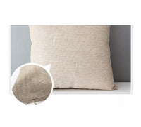 HKM-648083 Boston Terrier Head Tilt Pillow Cover - Square Linen/Cotton Cushion Case, 45x45CM