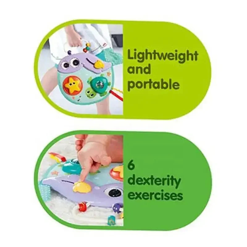 HKM-648211 Educational Whale Game Activity Center with Rattle for Infants and Toddlers