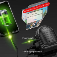 HKM-648275 Mobile Phone Keyboard and Mouse Converter with Stand for Tablets - Bluetooth and Programmable for Android & iOS