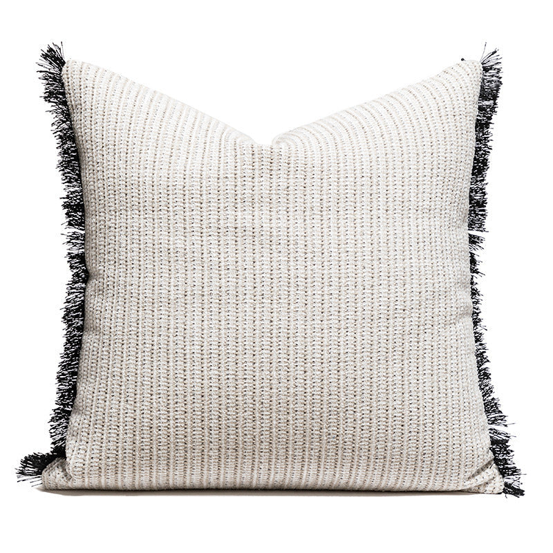 HKM-648531 Nordic Geometric Abstract PU Leather Cushion Cover - Modern Design for Living Room, 45x45cm and 30x50cm