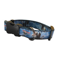 HKM-648595 Halloween Dog Print Harness and Leash Set with Collar, Polyester Material, Multiple Sizes Available