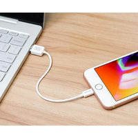 HKM-648595 Short USB Charging Cable for Apple Devices - 0.2M Fast Data Sync Cable