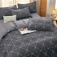 HKM-648723 Single Duvet Cover Set for Student Dormitories - Multiple Sizes Available, Soft Sanding Material