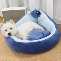 HKM-648787 Winter Plush Removable and Washable Dog and Cat Nest Bed