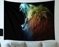 HKM-649107 Animal Wall Tapestry in Polyester - European Style Home Decor