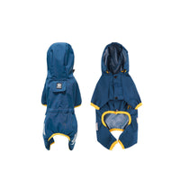 HKM-649171 Waterproof Dog Raincoat in Lake Blue, Rose Red, and Turmeric - Sizes S to 2XL