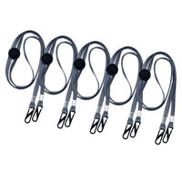 HKM-649235 Adjustable Windproof Mask Elastic Band Rope - 7MM Polyester Design