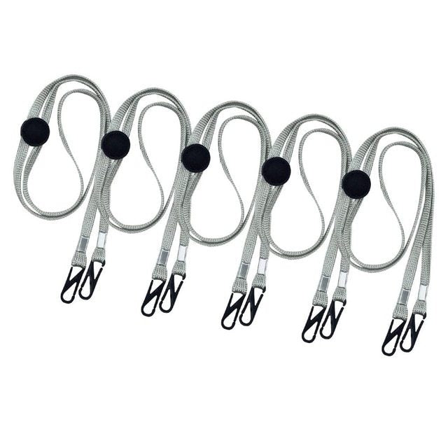 HKM-649235 Adjustable Windproof Mask Elastic Band Rope - 7MM Polyester Design