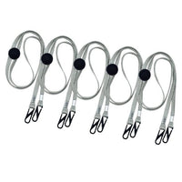 HKM-649235 Adjustable Windproof Mask Elastic Band Rope - 7MM Polyester Design