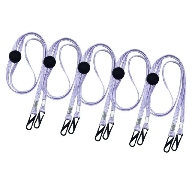 HKM-649235 Adjustable Windproof Mask Elastic Band Rope - 7MM Polyester Design